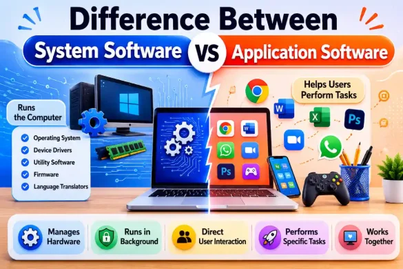 system software and application software