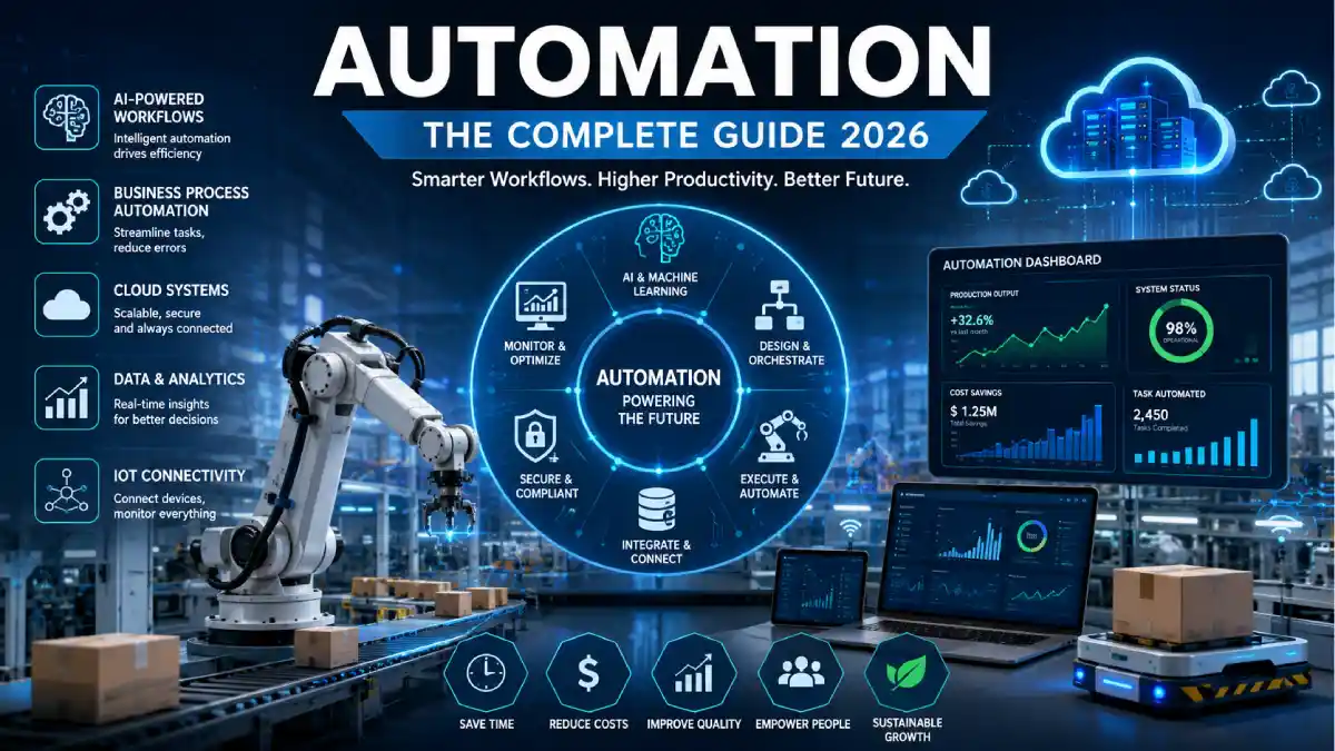 Automation: The Complete Guide to Types, Benefits, Applications, Tools, and Future Trends (2026)