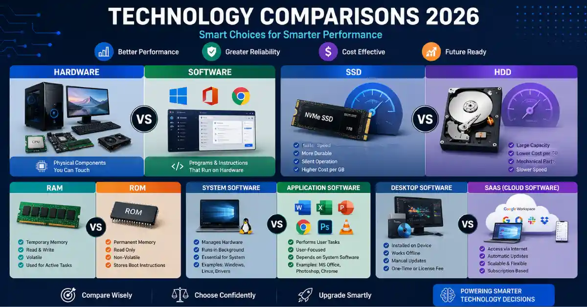 Comparison Articles (High CTR): Complete Technology Comparison Guide for 2026