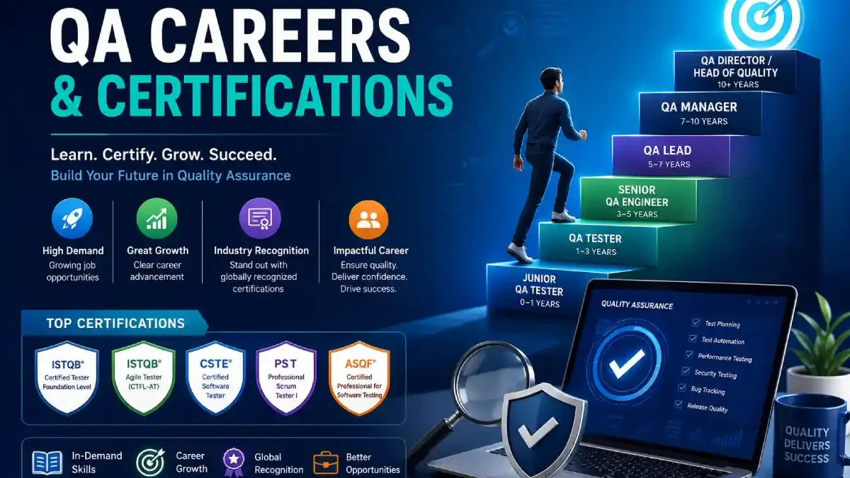 QA Careers & Certifications: Complete 2026 Guide to Becoming a Software Tester